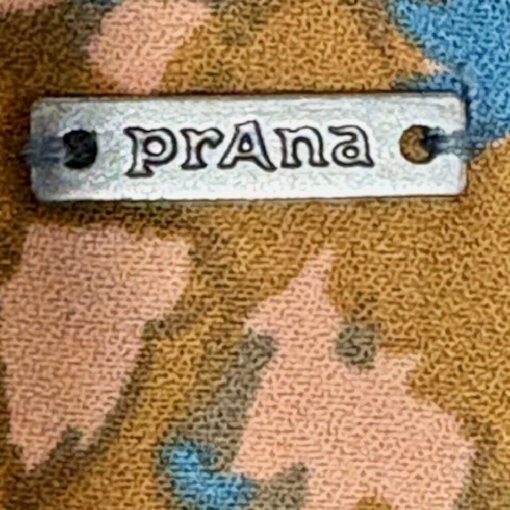 PrAna Wild At Heart Long-Sleeved Floral Top - Danish Blue Wildflower - L - Picture 11 of 11